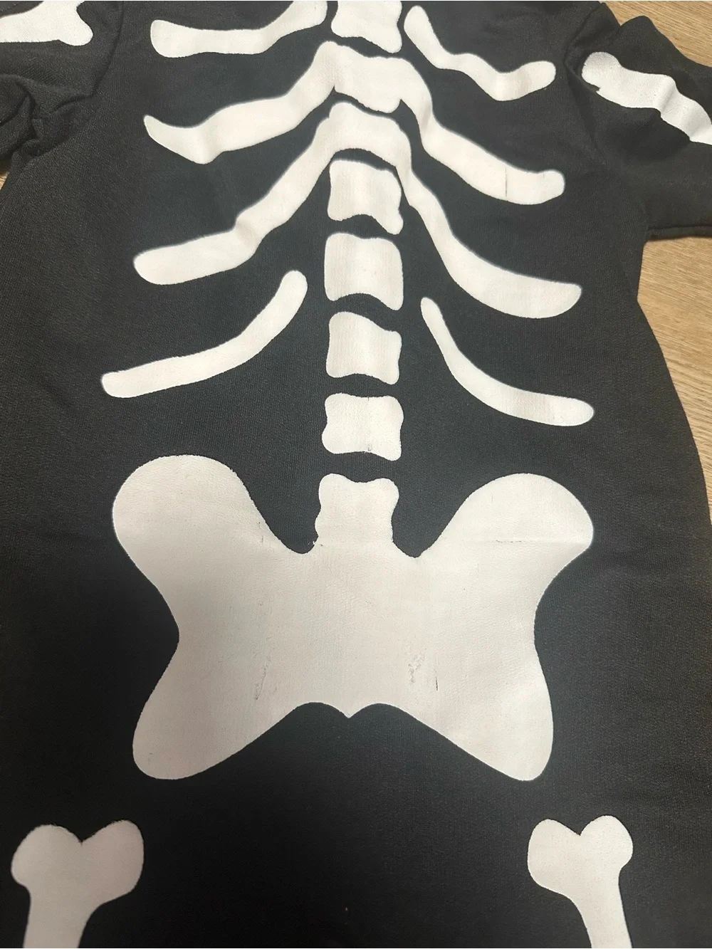 Tipsy Elves Baby Black Skeleton Hooded Costume Onesie